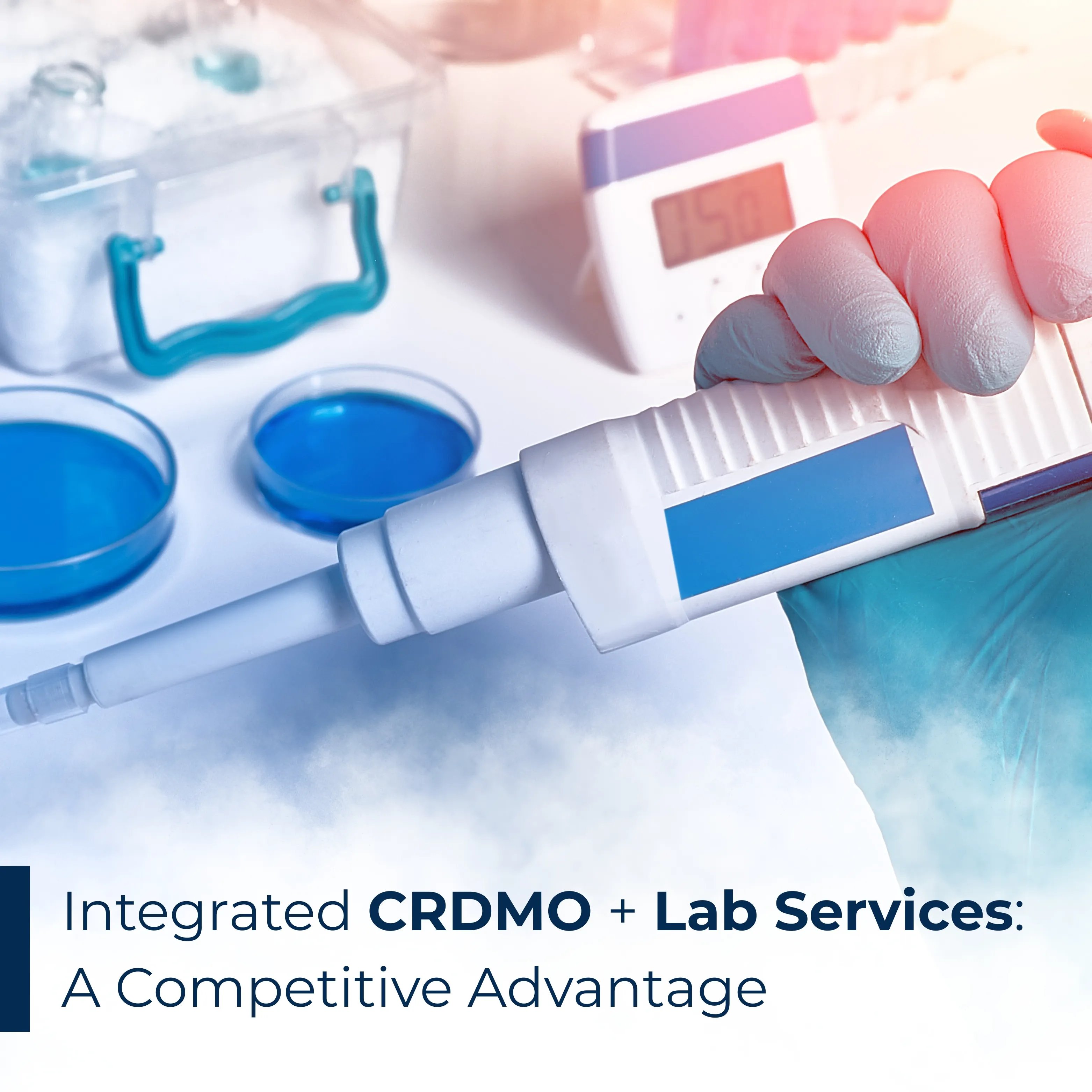 Integrated CRDMO + Lab Services: A Competitive Advantage Integrated CRDMO + Lab Services: A Competitive Advantage